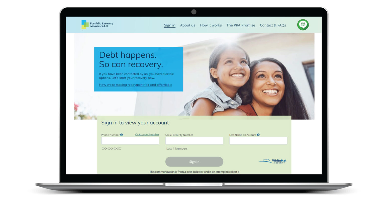 New Portfolio Recovery Associates, LLC's site PRA Group Corporate