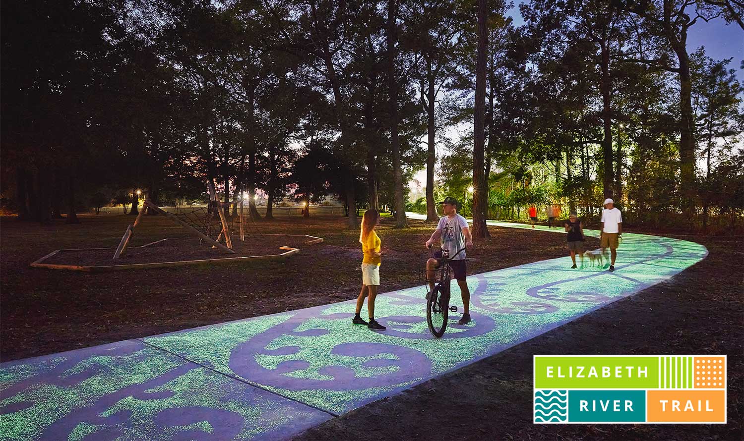 The Glowline Opens on Norfolk’s Elizabeth River Trail PRA Group • PRA