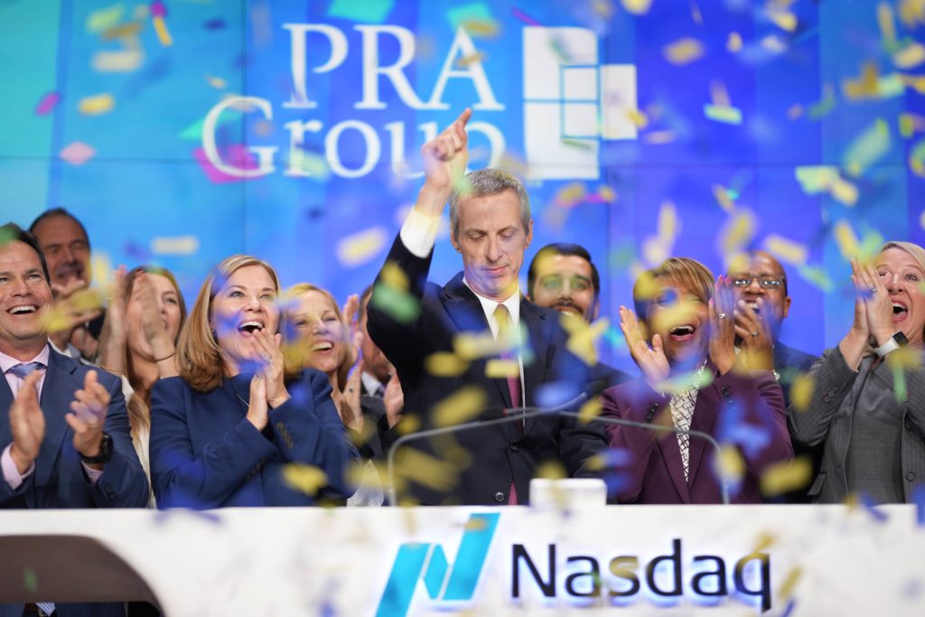 PRA Group CEO Rings Nasdaq Closing Bell - PRA Group • PRA Group