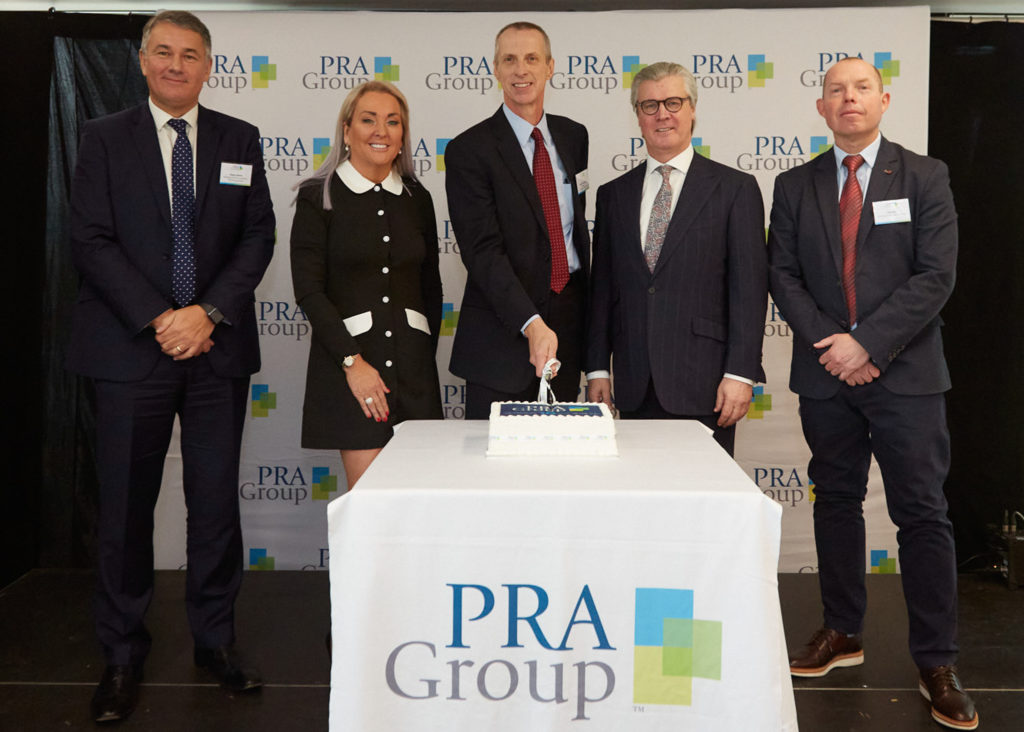 PRA Group Celebrates 10 Years in the UK, Cake